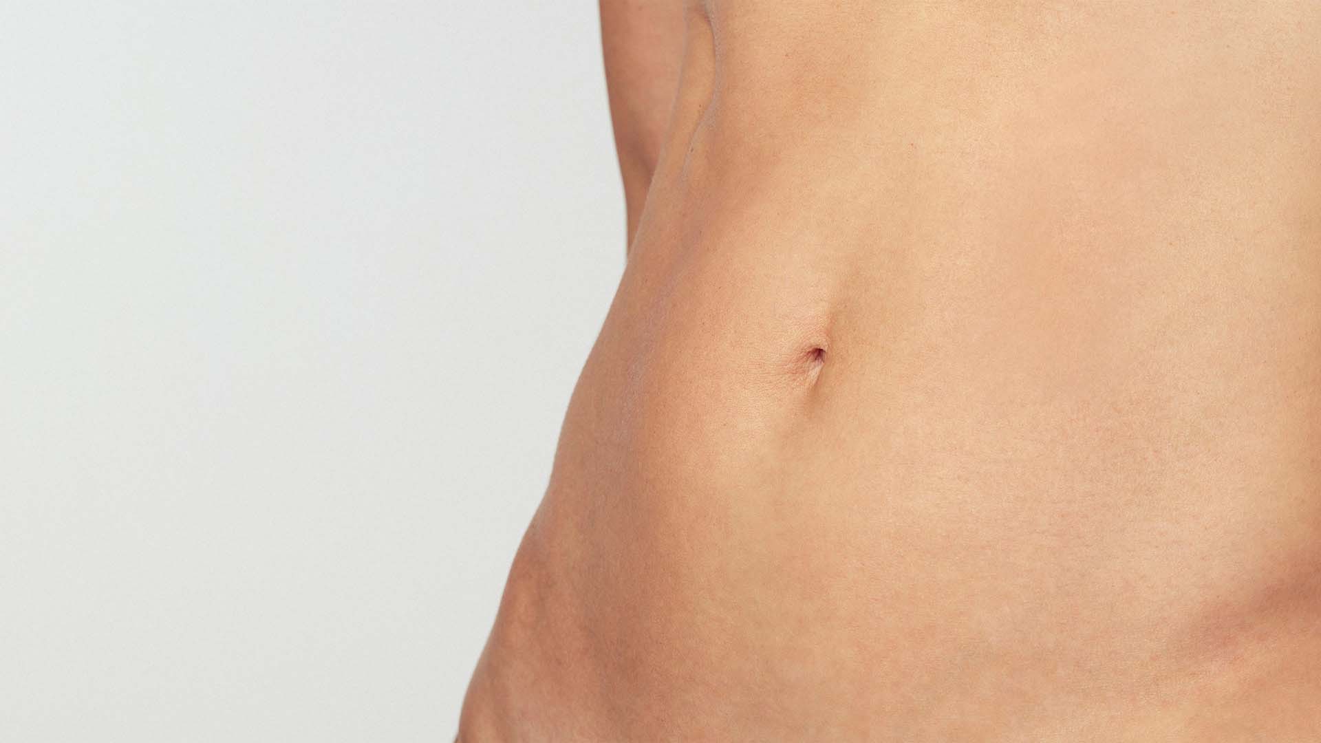 Abdomen and legs
